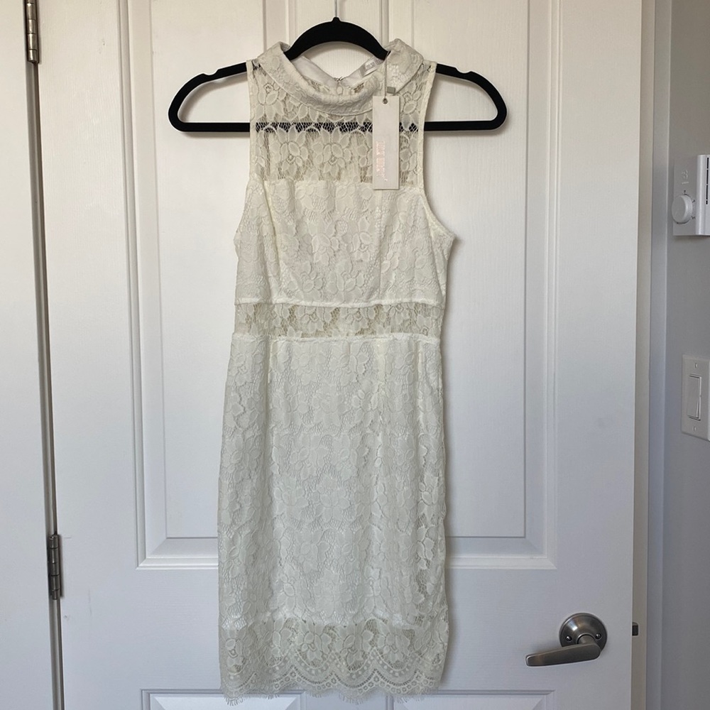 2/$10 Lily WhYT White lace dress